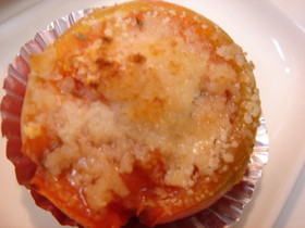 簡単!丸ごトマトのグラタン風♪