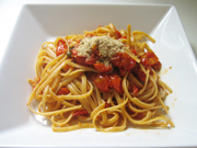 簡単で本格的※ローストトマトソースパスタ