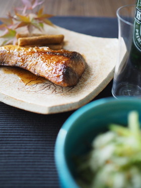 うちの、鰤の照り焼き。