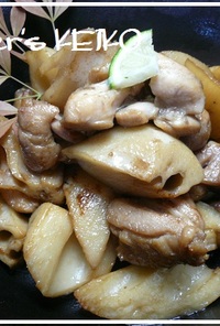 【農家のレシピ】レンコンと鶏肉の炒め煮
