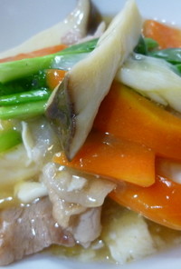 冷蔵庫の残り野菜で中華豆腐