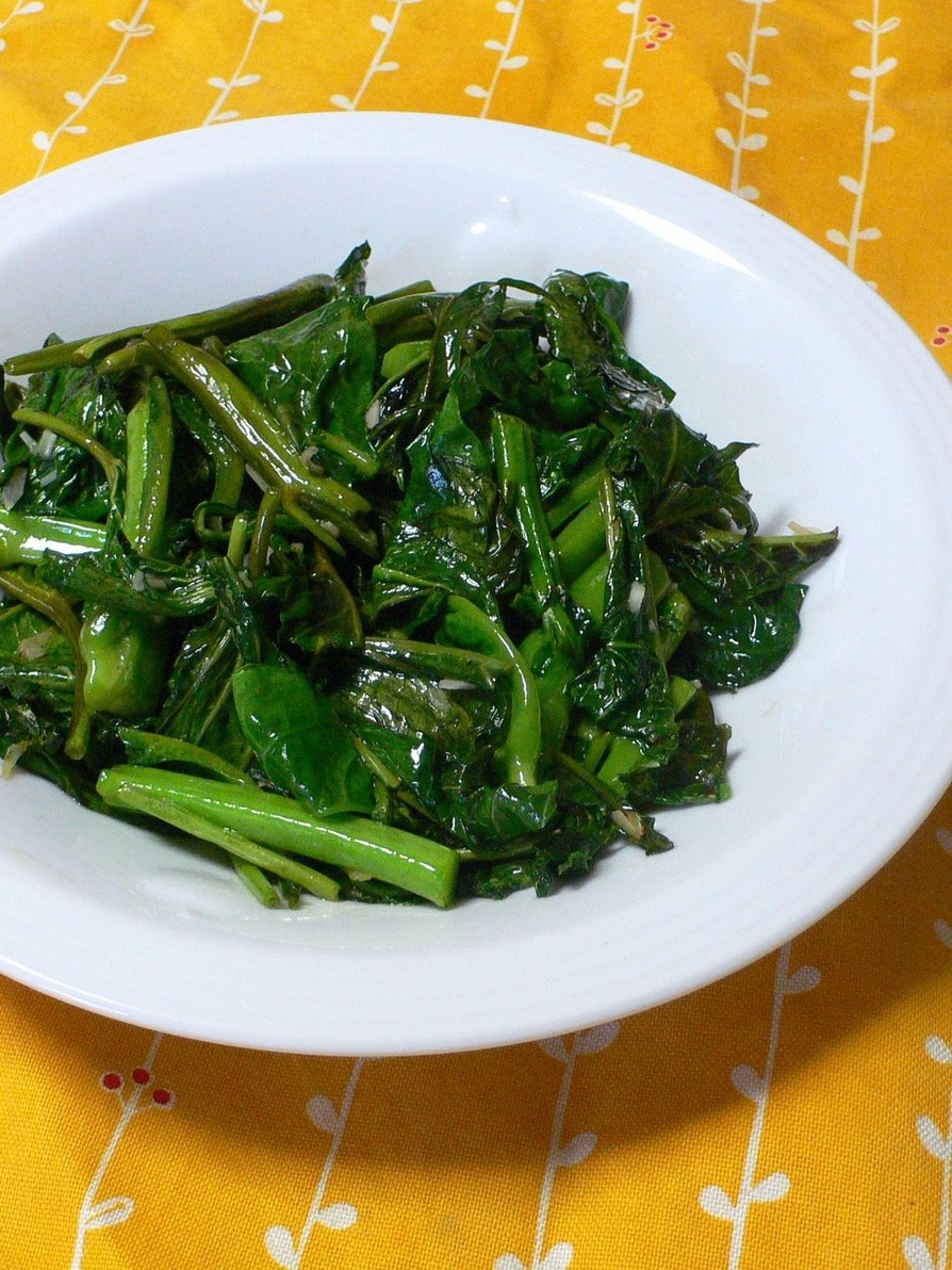 我が家の中華✿空芯菜の炒めの画像