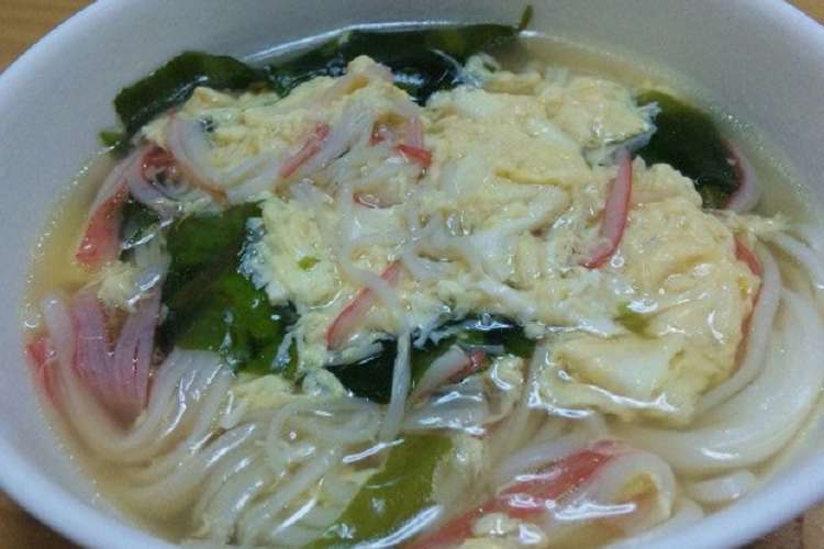 超簡単 ふわふわ卵の中華風にゅうめん レシピ 作り方 By たけママ クックパッド