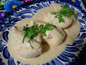 鶏肉のクリームチポトレソース