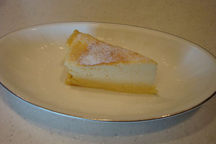 水切りヨーグルトでスフレチーズケーキ レシピ 作り方 By Mimirohi クックパッド