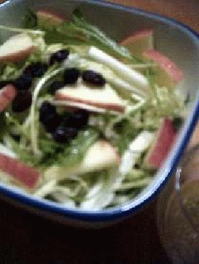 水菜＋白菜のサラダの画像