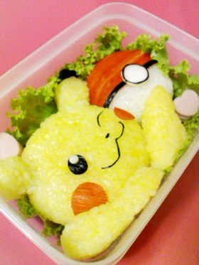 キャラ弁 ポケモン・ピカチュウ