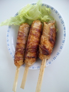 肉巻おにぎり棒