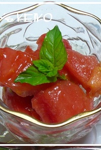 【農家のレシピ】トマトのシャーベット