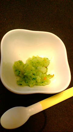離乳食初期に★緑黄色野菜ポテト