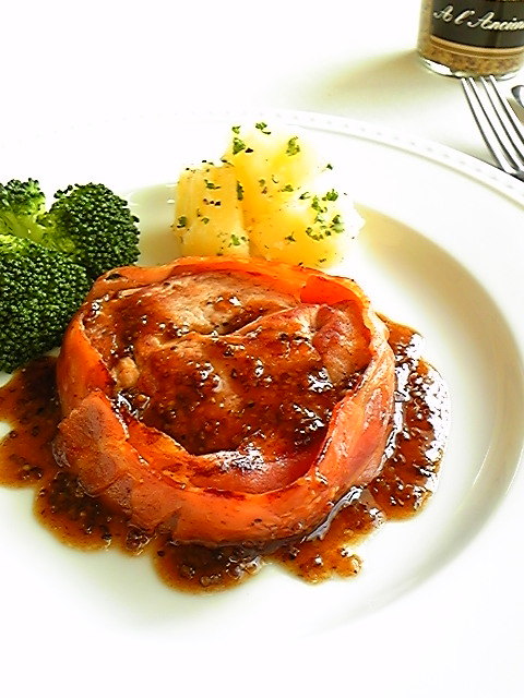 豚ヒレ肉のマスタードとハーブ添え レシピ