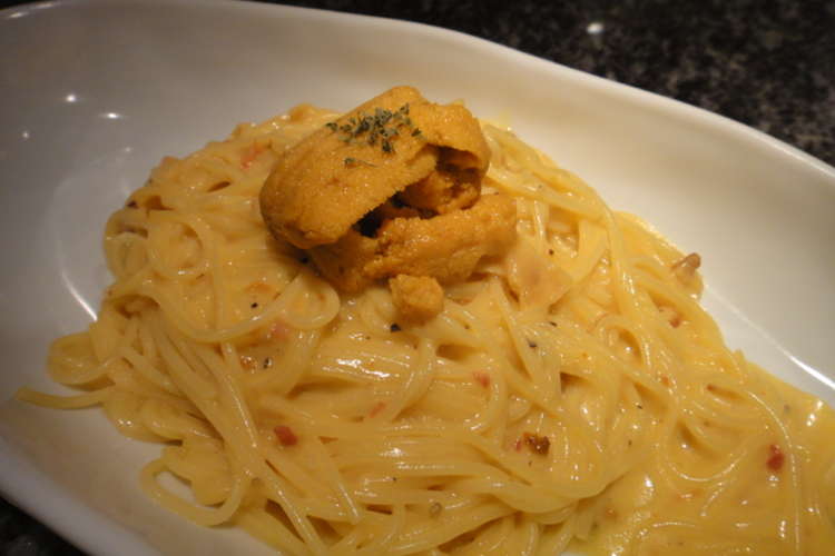 うに パスタ 瓶の塩ウニ使用 レシピ 作り方 By ゆりさんママ クックパッド 簡単おいしいみんなのレシピが353万品