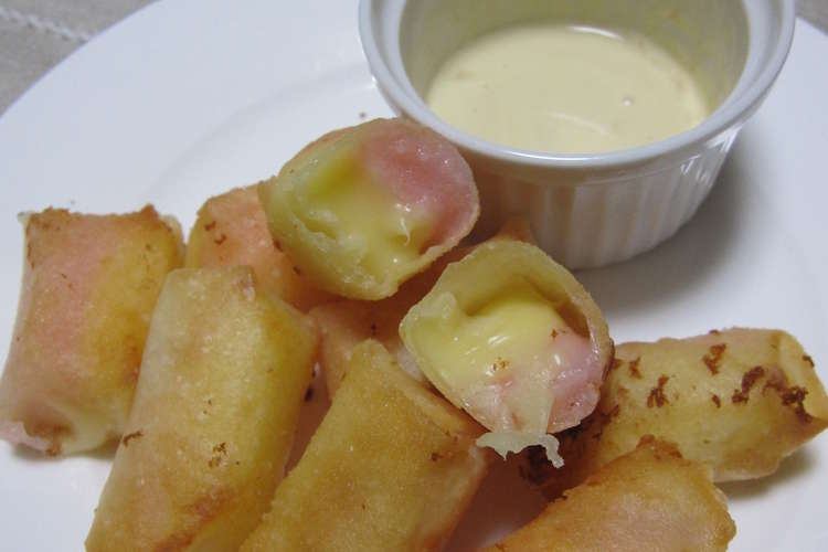 お餅の消費に チーズとおもちの春巻き レシピ 作り方 By おこじょ1027 クックパッド