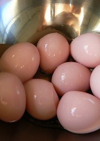 うずら卵の梅酢漬け