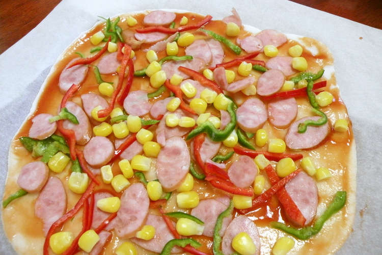 米粉でピザ生地 レシピ 作り方 By ｈａｙａコック クックパッド