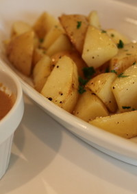 ポテトソテー♡カレーヨーグルトソースで！