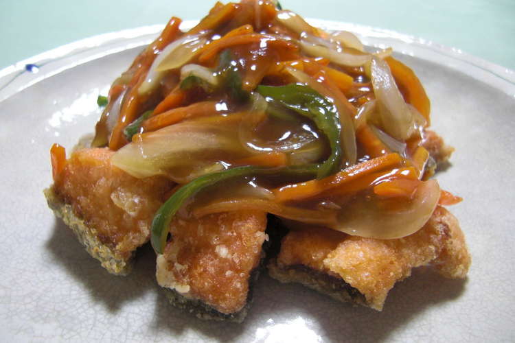 秋鮭の野菜たっぷり青じそドレあんかけ レシピ 作り方 By とのみん クックパッド 簡単おいしいみんなのレシピが354万品