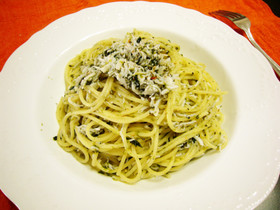 ★れぽ250★簡単♪シラスと海苔のパスタ