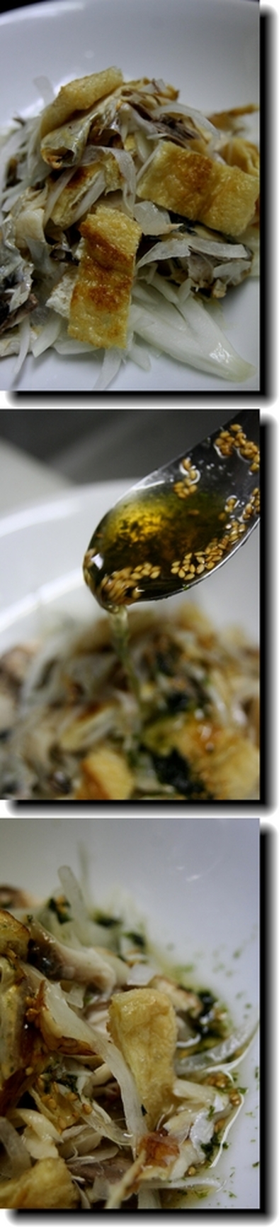 焼き鯖サラダの写真