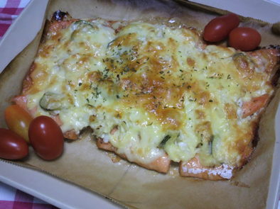 鮭☆ハラスのタルタルチーズオーブン焼きの写真