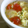 トマトと帆立のかき玉スープ