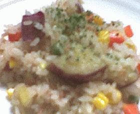 野菜たっぷりピラフ