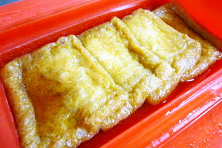 ルクエdeきつねのうどんのお揚げ レシピ 作り方 By ほっこり の クックパッド