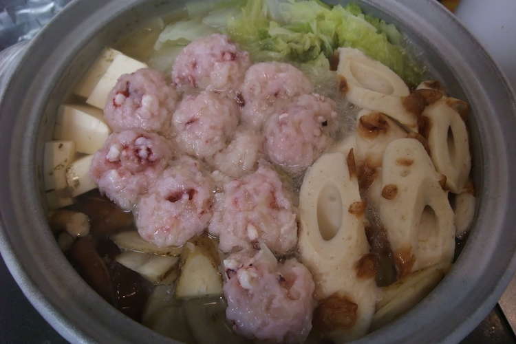 簡単イカ団子鍋 レシピ 作り方 By ロディっこ クックパッド 簡単おいしいみんなのレシピが359万品