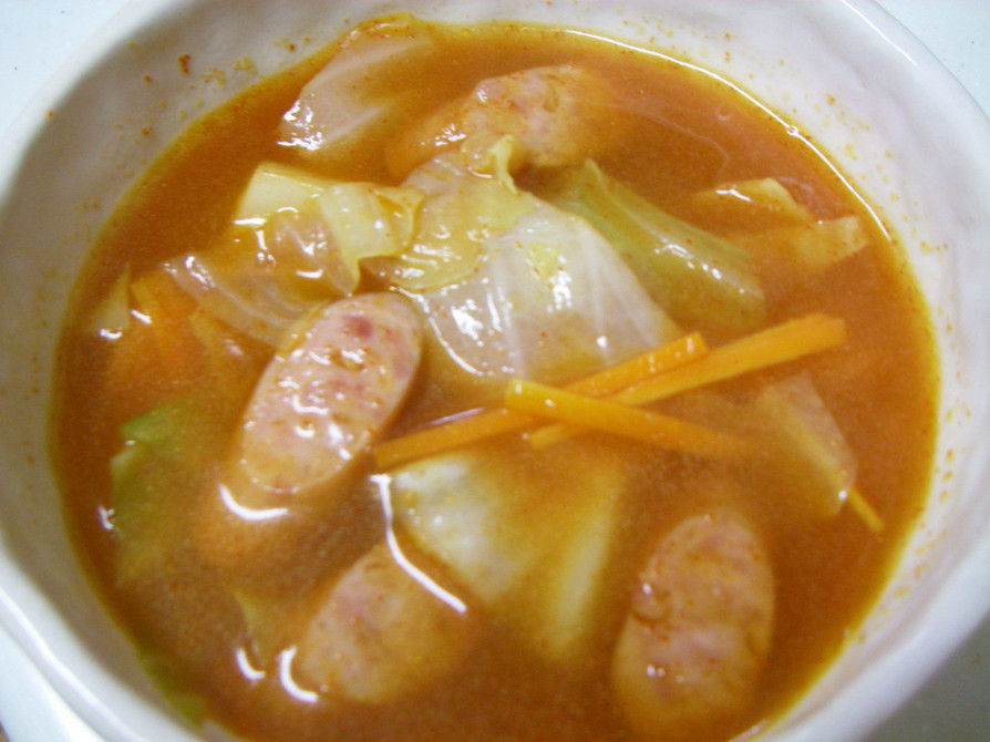 韓国　キャベツのスープ　ヤンペッチュグクの画像