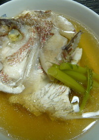 鯛のお頭スープ