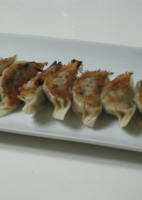 小松菜の味噌餃子