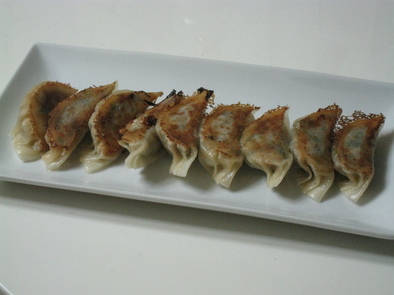 小松菜の味噌餃子の写真