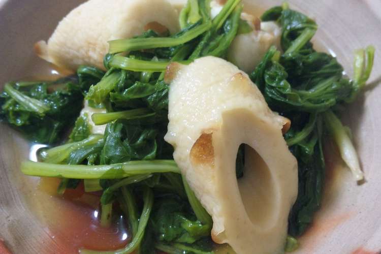 大根の間引き菜とちくわでさっと煮 レシピ 作り方 By なおタウリン クックパッド 簡単おいしいみんなのレシピが352万品