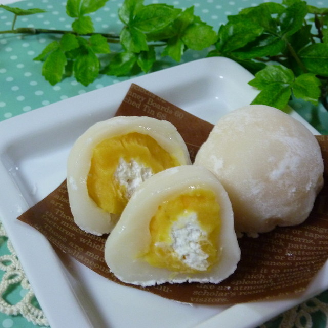 さつまいも生クリーム大福 レシピ 作り方 By フリフリmama クックパッド 簡単おいしいみんなのレシピが352万品