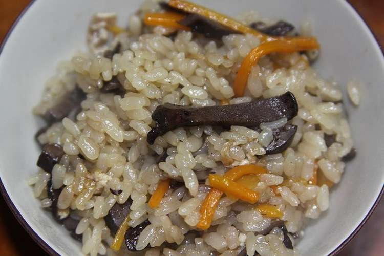香茸の炊き込みご飯 レシピ 作り方 By Aramasa クックパッド 簡単おいしいみんなのレシピが376万品