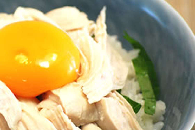 鶏ささみ卵かけご飯 レシピ 作り方 By ヤマサ醤油 クックパッド