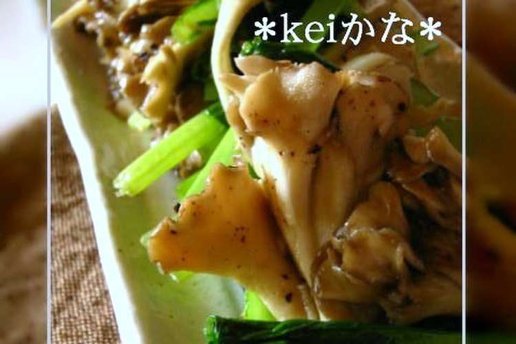 簡単 舞茸と小松菜のにんにく炒め レシピ 作り方 By Keiかな クックパッド
