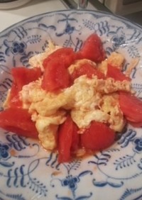 卵とトマトのシンプル中華炒め