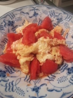 卵とトマトのシンプル中華炒めの画像