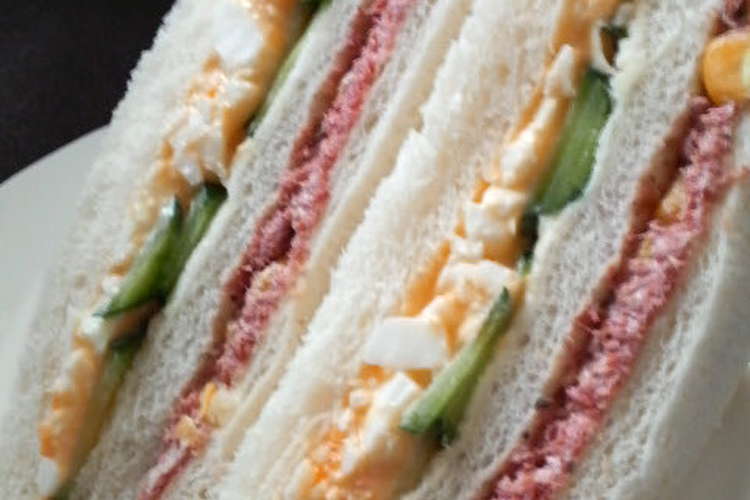 コンビニのニューコンミートサンド 再現 レシピ 作り方 By バニタン星人 クックパッド