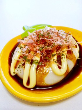 レンジで簡単♪お好み焼き風餅