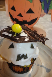 簡単☆かぼちゃのハロウィンケーキ