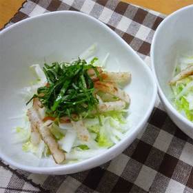 ちくわと白菜のサラダ