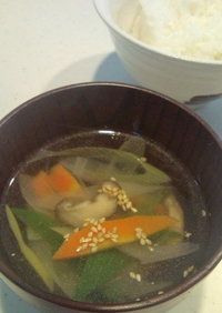 心と体温まる、和風野菜スープ