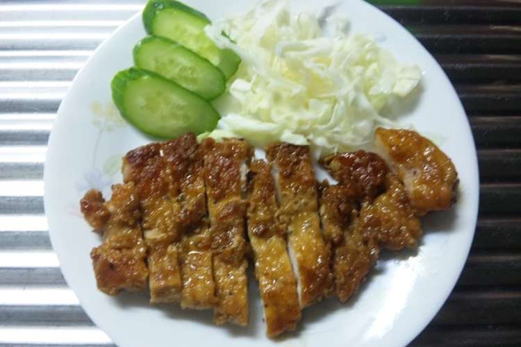 簡単 豚ロースカツステーキ レシピ 作り方 By いえろーはうす クックパッド