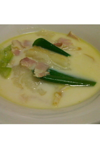 牛乳スープ＼(^O^)／洋風お雑煮