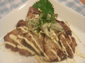 かつおの生姜焼き わさびマヨ添え