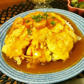 本格派de節約☆天津丼