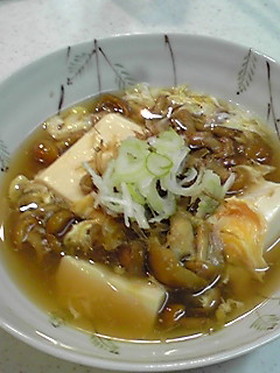 自然のとろみで♪あったかなめこ豆腐