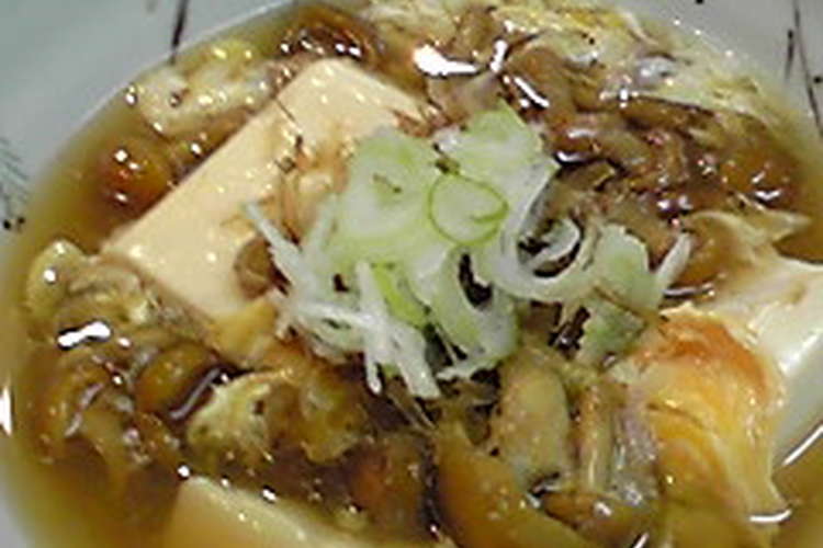 自然のとろみで あったかなめこ豆腐 レシピ 作り方 By ｌｏｖｅごはん クックパッド 簡単おいしいみんなのレシピが360万品